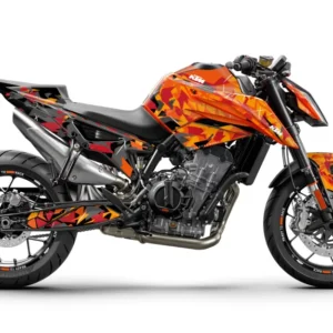KTM 790/890 Duke GRAFIIKAT - "Flake" (Oranssi/Musta)