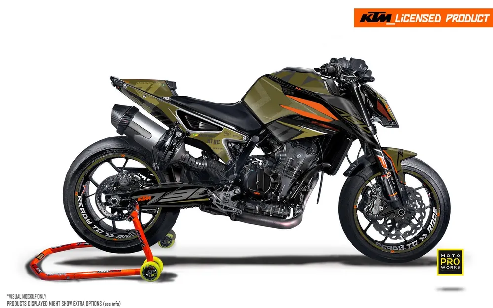 KTM 790/890 Duke GRAFIIKAT - "Rasorblade" (Combat)