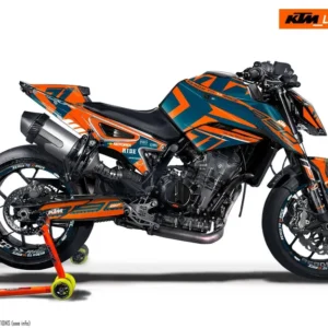 KTM 790/890 Duke GRAFIIKAT - "Rasorblade" (Oranssi/Sininen)