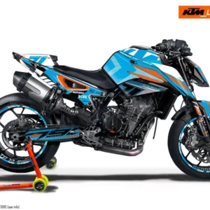 KTM 790/890 Duke GRAFIIKAT - "Rasorblade" (Sininen/Oranssi/Valkoinen)