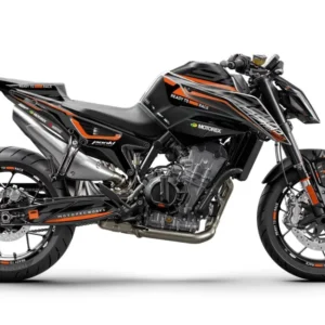 KTM 790/890 Duke GRAFIIKAT - "Warp" (Musta/Oranssi)