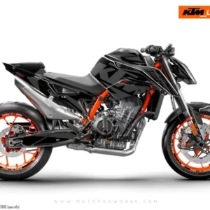 KTM 890 Duke R GRAFIIKAT - "Torque" (Musta)
