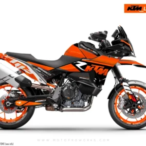 KTM 890 SMT GRAFIIKAT - "RR-Tech" (Oranssi)