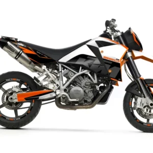KTM 950 SM / SMR GRAFIIKAT - "Torque" (Valkoinen/Musta/Oranssi)