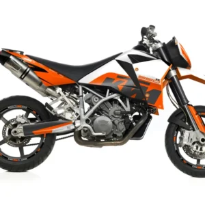 KTM 950 SM / SMR GRAFIIKAT - "Torque" (Valkoinen/Oranssi)