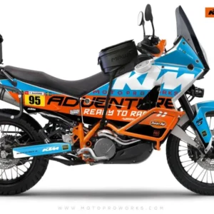 KTM 950/990 Adventure GRAFIIKAT - "WAYPOINTER" (ocean)