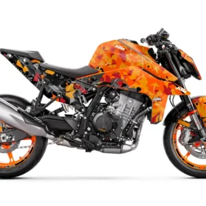KTM 990 Duke GRAFIIKAT - "Flake" (Oranssi/Musta)