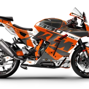 KTM 990 RC R GRAFIIKAT - "Torque" (Valkoinen/Oranssi)