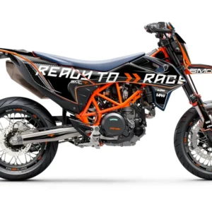KTM ENDURO GRAFIIKAT - "Ready2Race-Trace" (Musta)