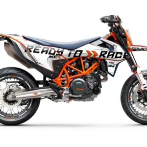 KTM ENDURO GRAFIIKAT - "Ready2Race-Trace" (Valkoinen)