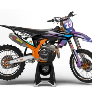 KTM EXC / EXC-F GRAFIIKAT - "OnTrack" (Musta/Gradient)