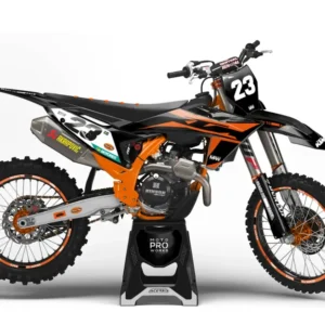 KTM EXC / EXC-F GRAFIIKAT - "OnTrack" (Musta/Oranssi)