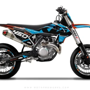 KTM EXC/SX/XC GRAFIIKAT - "READYONE" (sininen/musta)