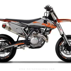 KTM EXC/SX/XC GRAFIIKAT - "REUNA" (harmaa)