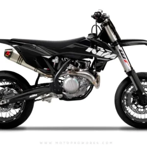 KTM EXC/SX/XC GRAFIIKAT - "REUNA" (musta/harmaa)