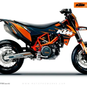 KTM GRAFIIKAT - 690 SMC-R "Colibri" (Oranssi)