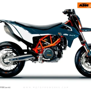KTM GRAFIIKAT - 690 SMC-R "Fade" (Sininen)