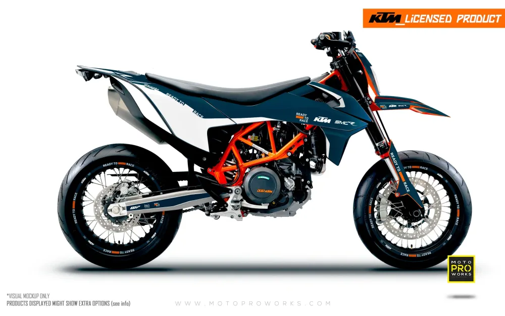 KTM GRAFIIKAT - 690 SMC-R "Fade" (Sininen)