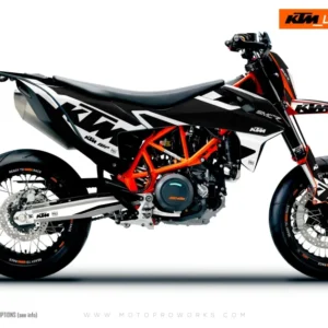 KTM GRAFIIKAT - 690 SMC-R "Mounty" (Black)