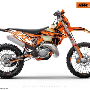 KTM GRAFIIKAT - EXC/SX "Jet" (Musta/Oranssi)