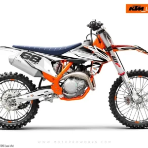 KTM GRAFIIKAT - EXC/SX "Ripple" (Valkoinen/Musta)