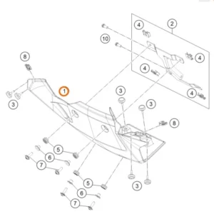 KTM Hasplåt 1290 / 1390 Super Adventure