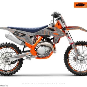 KTM SX / SX-F GRAFIIKAT - "Topography" (Harmaa/Oranssi)