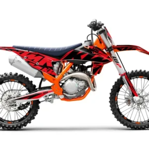KTM XC / XC-F / XC-W GRAFIIKAT - "Kickdrift" (Punainen)
