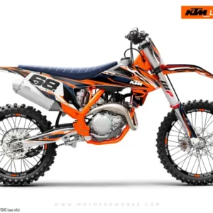 KTM XC / XC-F / XC-W GRAFIIKAT - "Ripple" (Oranssi)