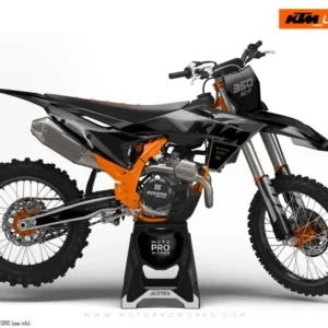 KTM XC / XC-F / XC-W GRAFIIKAT - "RR Tech" (Musta)