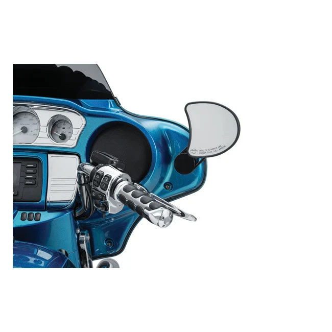 Kuryakyn Batwing säädettävä pudotuspeilin kiinnike FLHX Street Glide 14-21 Kuryakyn Batwing säädettävä pudotuspeilin kiinn...