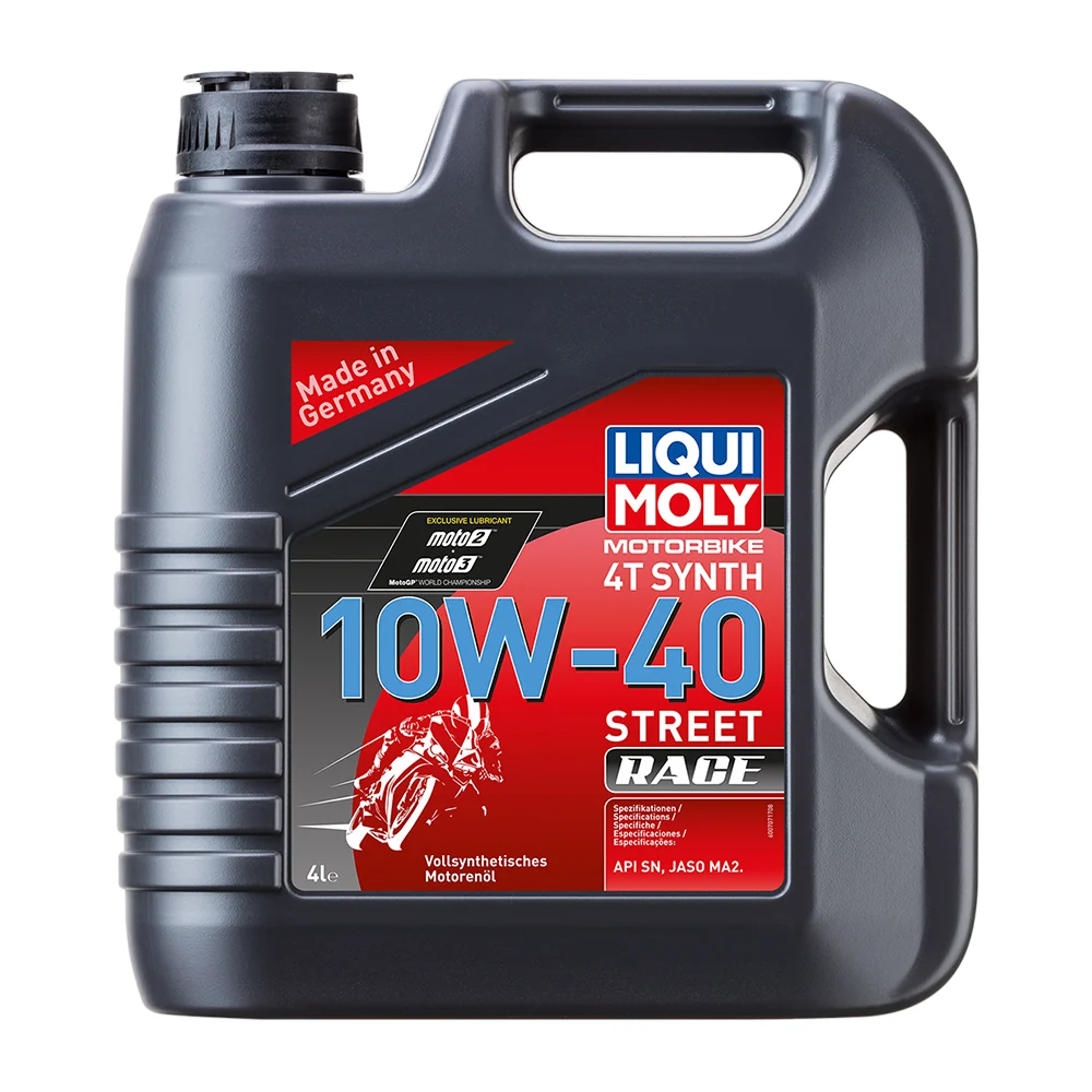 Liqui Moly Moottoriöljy Synteettinen 4T 10W-40 Street Race 4L