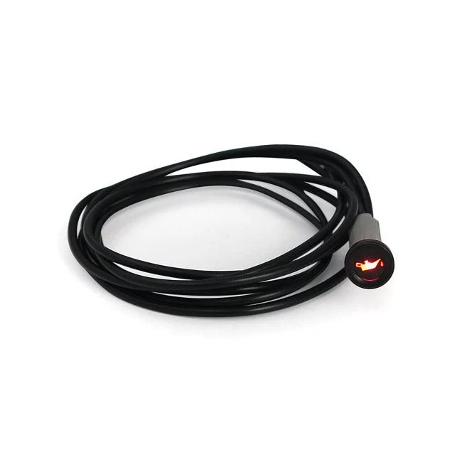 3/8" (9,5 mm) merkkivalo punainen ja symboli