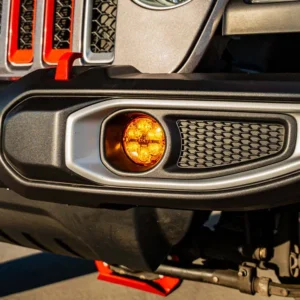 Nacho Lighting Jeep JL / JT / JK 1 Piece Bumper Quatro Fog Mounts