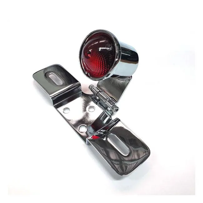 Old School Type 6 LED takavalo rekisterikilven kiinnike Chrome