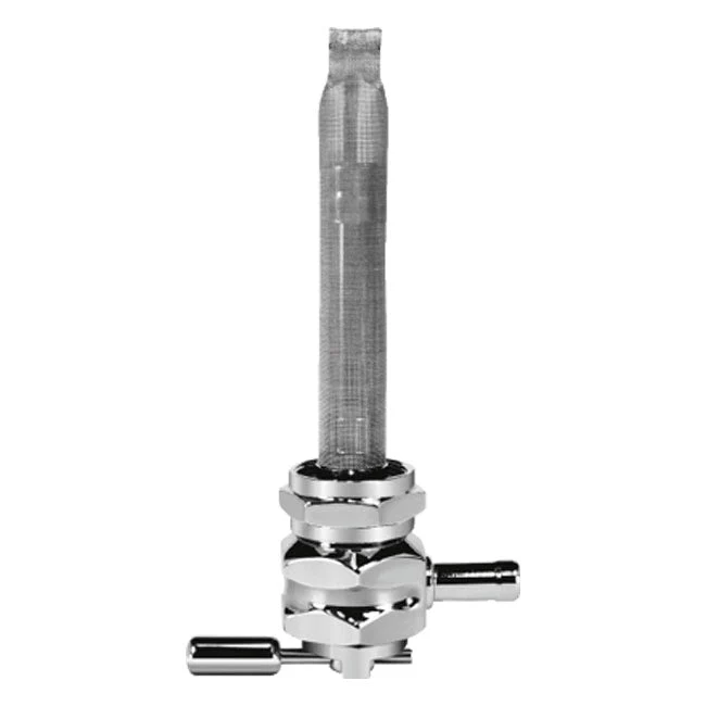 Pingel Power-Flo Hex Wave Petcock takaiskuventtiili 22mm kromi Kromi