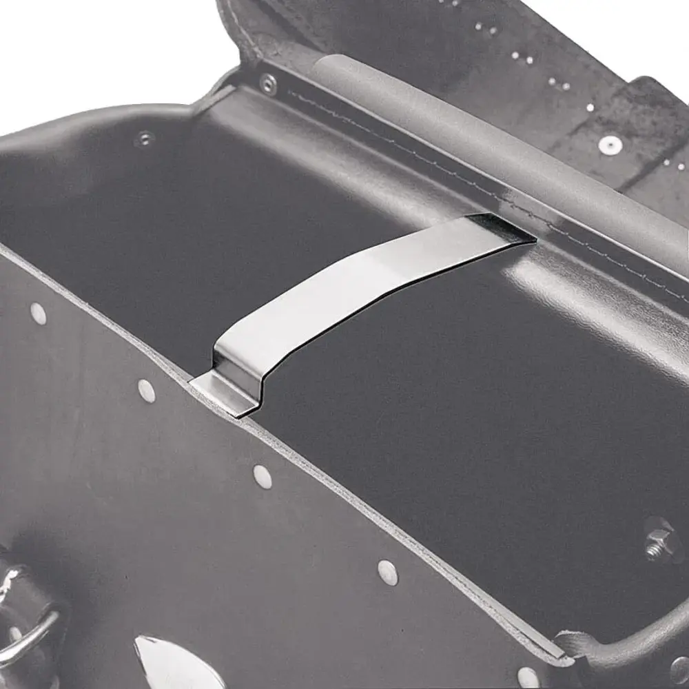 Pro-One Bag Bar -nahkaiset satulalaukun kannen tuet Harley-moottoripyörille