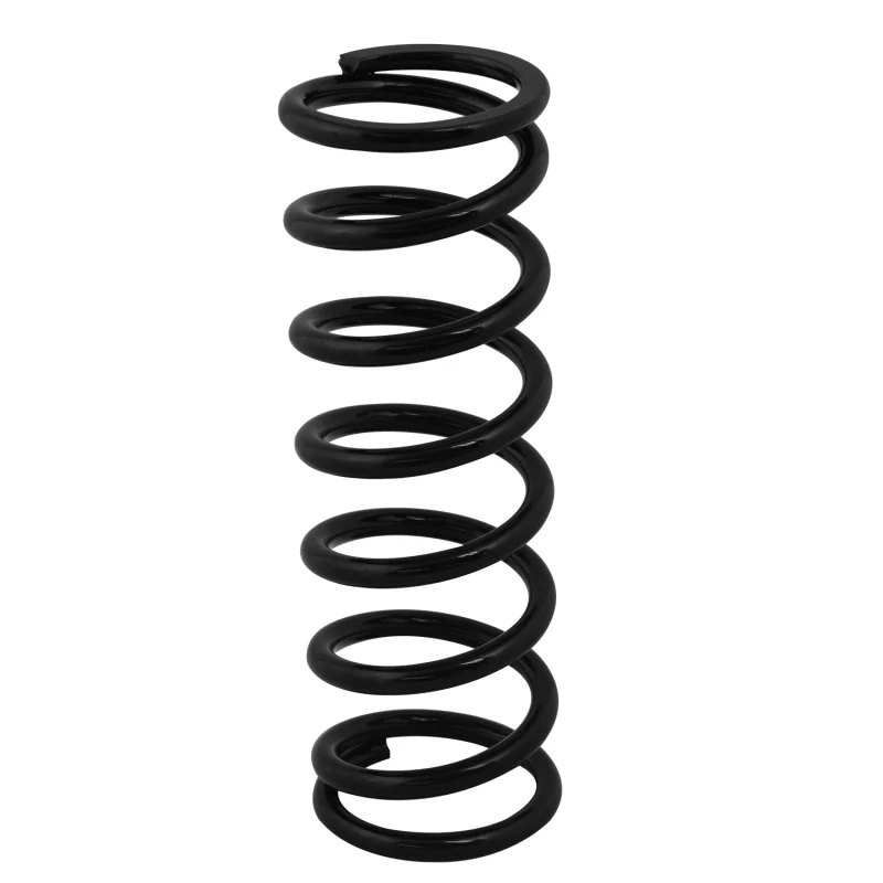 QA1 2-1/2in ID High Travel Spring - 12in Length x 200lbs/ - Black Powder Coated