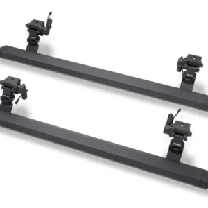 RealTruck 18-24 Jeep Wrangler 4dr VoltStep Electric Running Board Kit (Drilling Req.) - Tex. Blk