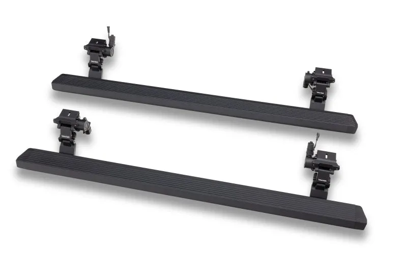 RealTruck 20-24 Jeep Gladiator CC 4dr VoltStep Electric Running Board Kit (Cut/Drill Req.) - Tex Blk
