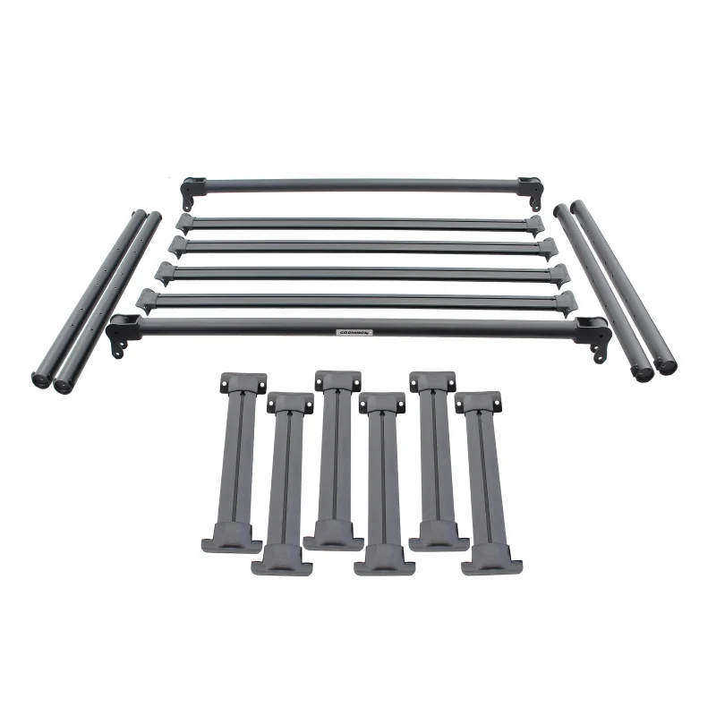 Go Rhino XRS Overland Xtreme Rack Full Size Trucks (Box 1 - Req. 5952000T-02) - Tex. Blk