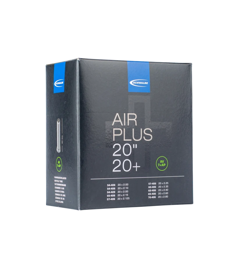 SCHWALBE Air Plus 20 x 2,1-2,8'' (54-70x406) Schrader 40 mm