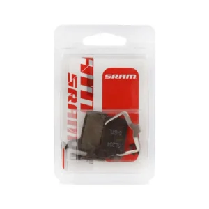 SRAM Disc brake pad Set Road/Level Ultimate/TLM Road/Level Ultimate/TLM Organic pad, Quiet Steel plate 1 set (2 pads) - ja...