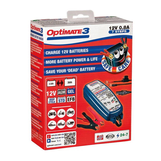 TecMate Optimate 3 12V akkulaturi