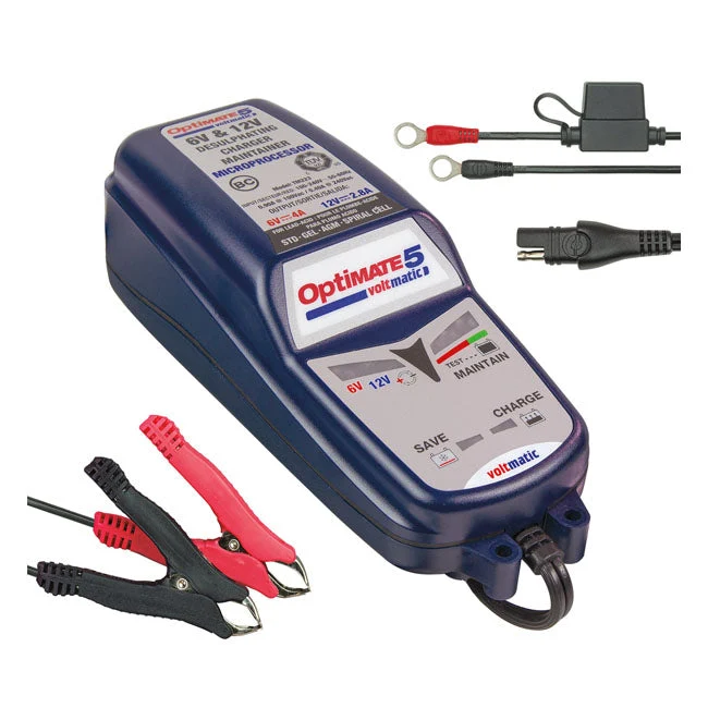 TecMate Optimate 5 Volt Matic 6/12V akkulaturi