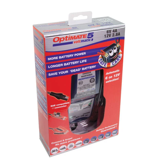 TecMate Optimate 5 Volt Matic 6/12V akkulaturi