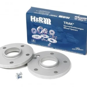 H&R Trak+ 25mm DRA Wheel Adaptor Bolt 5/112 Center Bore 66.5 Bolt Thread 14x1.5 - Black