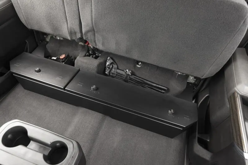 Tuffy Underseat Lockbox W/ Combo Lock Chevrolet Silverado & Gmc Sierra Crew & Double Cab