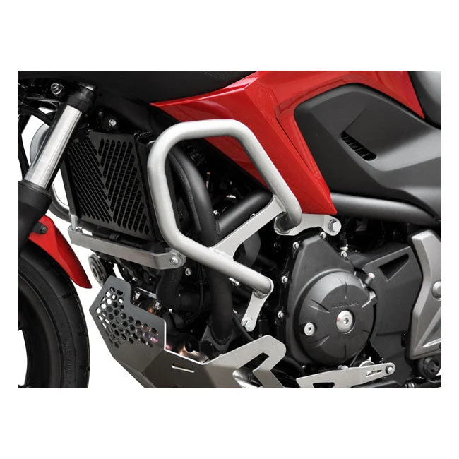 Zieger Crash Bar Silver Honda 12-14 NC 700S/X; 14-20 NC 750 S; 14-20 NC 750 X