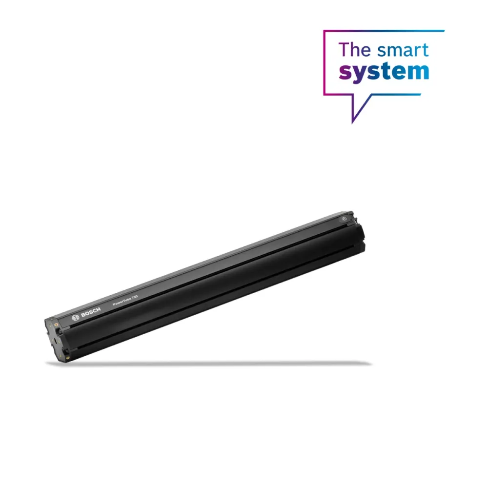 Integroitu akku BOSCH POWERTUBE 750 Wh Pystysuora akku